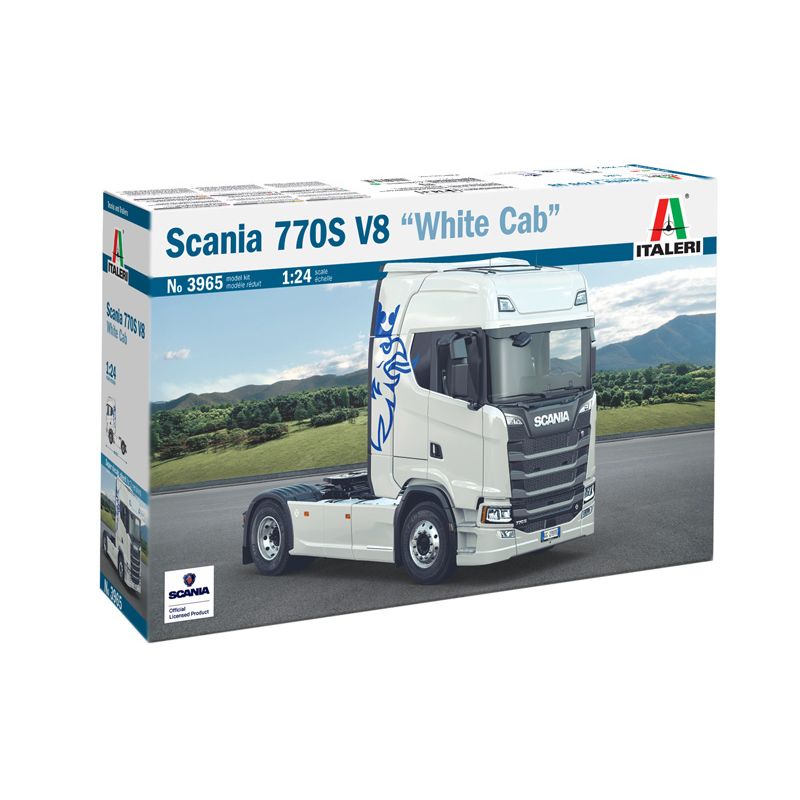 Italeri 3965S Scania 770 S V8 White Cab